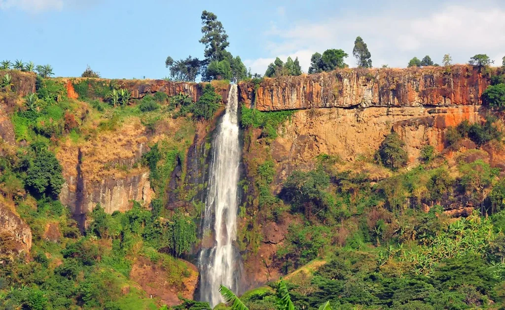 The sipi falls on Mount Elgon 