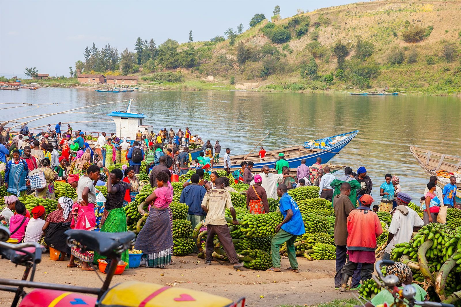 local markets on Like Kivu