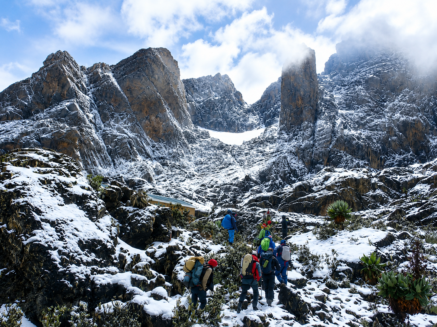Margherita Peak Africa third highest